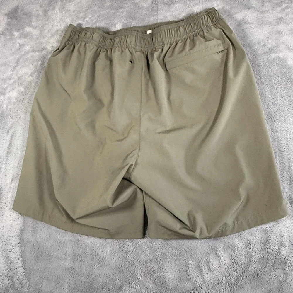 Calvin Klein Swim Shorts Mens Size XL Green Repreve Stretch Lined Trunks